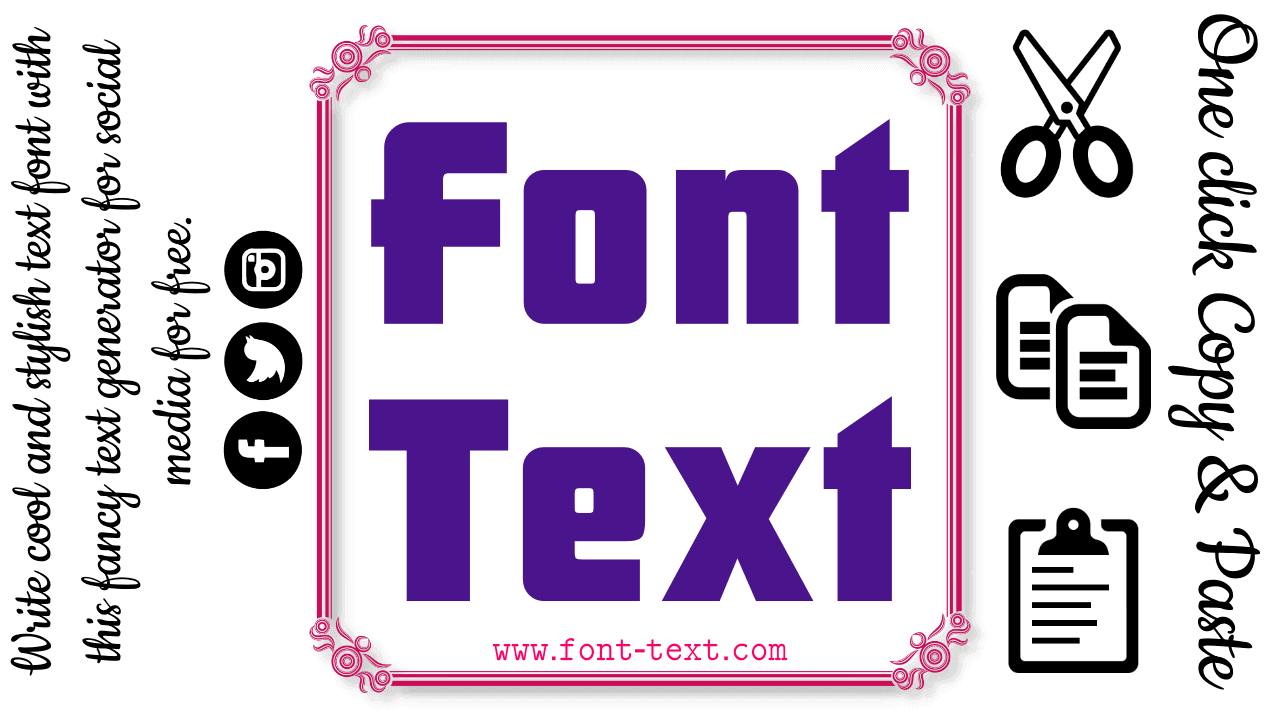 Fancy Text Generator ➜ #𝟙 ᐈ💝😍 Cool Font Generator🎉💃🚶