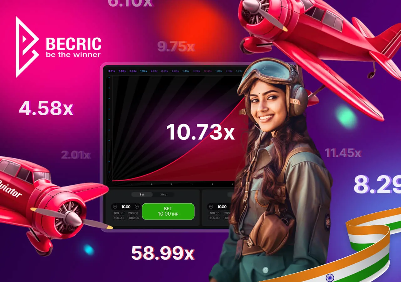 BeCric Aviator game in India