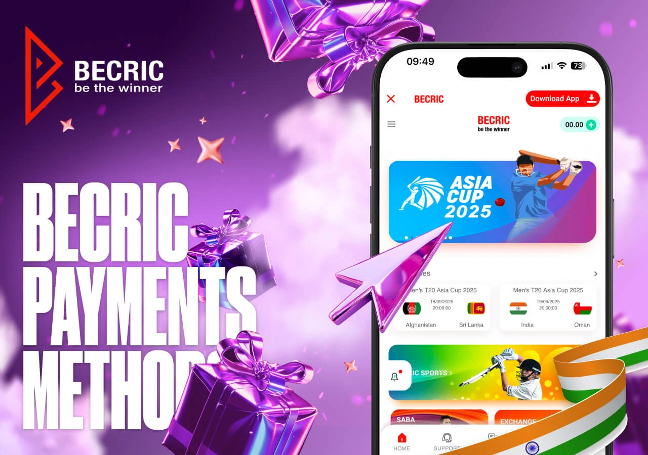 BeCric payment methods